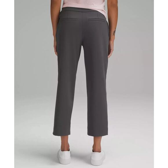 NEW Lululemon Tapered-Leg Mid-Rise Crop Pant XL Luxtreme Graphite Gray 25" insea - Picture 4 of 8